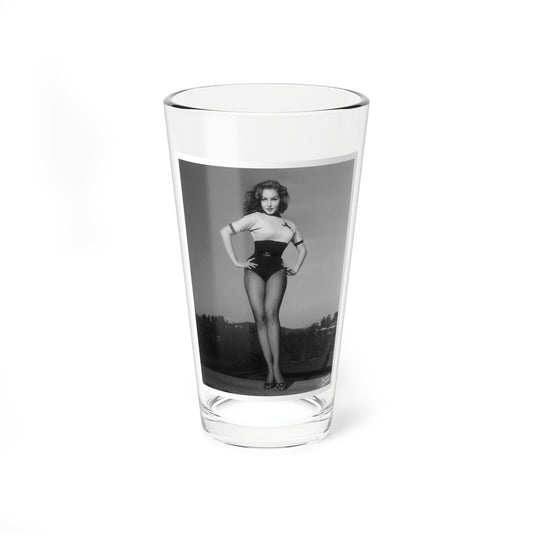 Julie Newmar #12 (Vintage Female Icon) Pint Glass 16oz-16oz-Go Mug Yourself