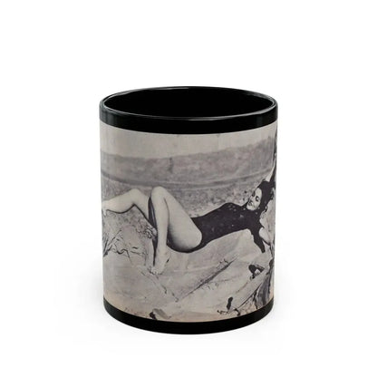 Julie Newmar #120 (Vintage Female Icon) Black Coffee Mug 11oz - Go Mug Yourself