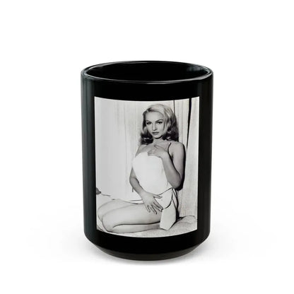 Julie Newmar #157 (Vintage Female Icon) Black Coffee Mug 15oz - Go Mug Yourself