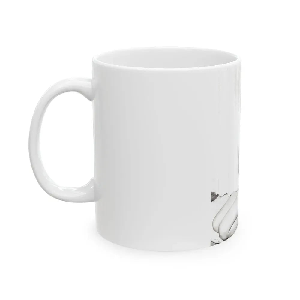 Julie Newmar #157 (Vintage Female Icon) White Coffee Mug - Go Mug Yourself