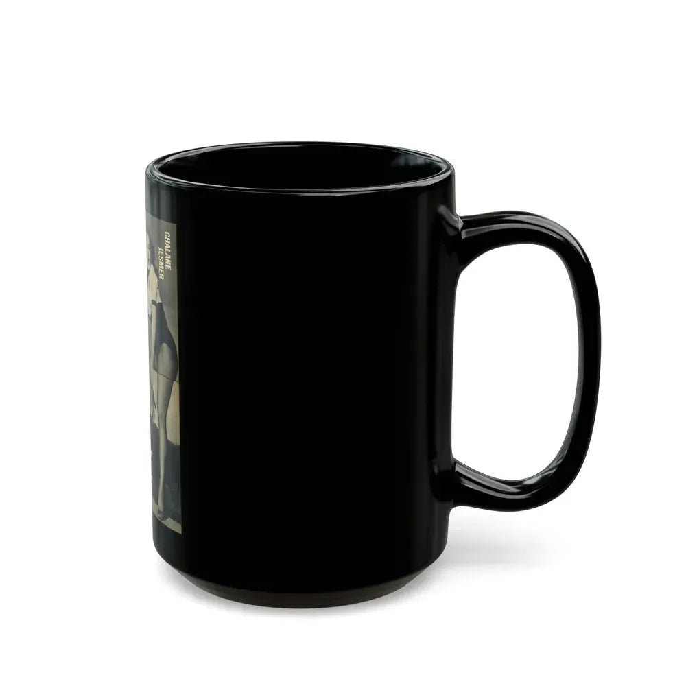 Julie Newmar #173 - Pages 18-19 Pages 4 & 5 of 5 with, Julie+2 Full Page B&W Photos from Cover Girl Models Mag. Nov. '53 (Vintage Female Icon) Black Coffee Mug - Go Mug Yourself