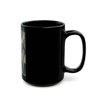 Julie Newmar #173 - Pages 18-19 Pages 4 & 5 of 5 with, Julie+2 Full Page B&W Photos from Cover Girl Models Mag. Nov. '53 (Vintage Female Icon) Black Coffee Mug - Go Mug Yourself