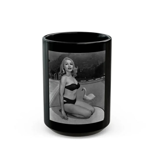 Julie Newmar #196 (Vintage Female Icon) Black Coffee Mug 15oz - Go Mug Yourself