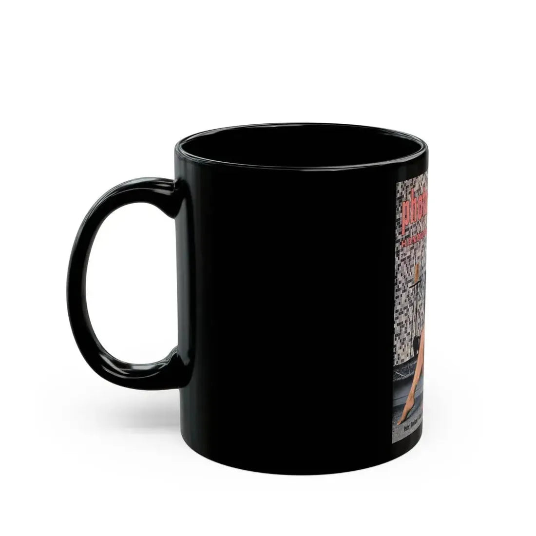Julie Newmar #208 - Mag. Cover (Vintage Female Icon) Black Coffee Mug - Go Mug Yourself