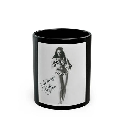 Julie Newmar #21 (Vintage Female Icon) Black Coffee Mug 11oz - Go Mug Yourself