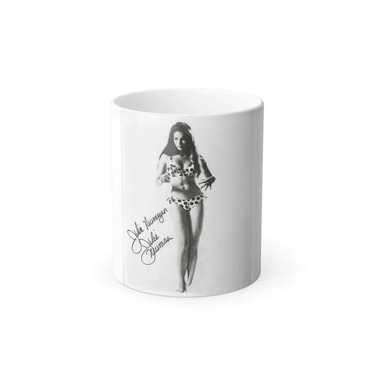 Julie Newmar #21 (Vintage Female Icon) Color Changing Coffee Mug 11oz - Go Mug Yourself