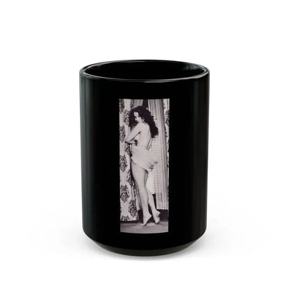 Julie Newmar #210 (Vintage Female Icon) Black Coffee Mug 15oz - Go Mug Yourself