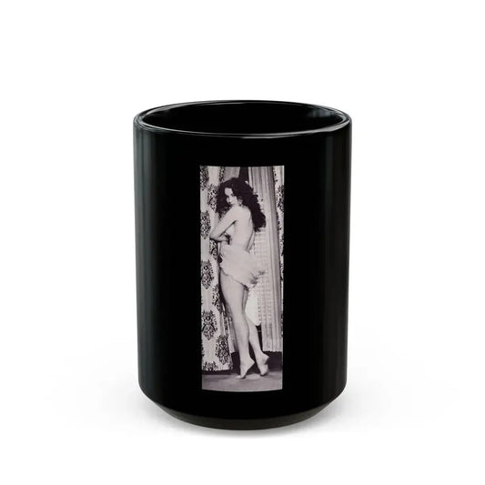 Julie Newmar #210 (Vintage Female Icon) Black Coffee Mug 15oz - Go Mug Yourself