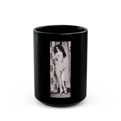 Julie Newmar #210 (Vintage Female Icon) Black Coffee Mug 15oz - Go Mug Yourself