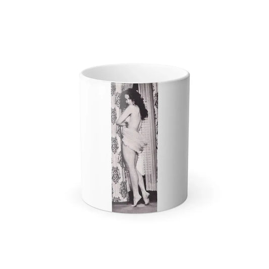 Julie Newmar #210 (Vintage Female Icon) Color Changing Coffee Mug 11oz - Go Mug Yourself