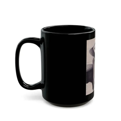 Julie Newmar #211 (Vintage Female Icon) Black Coffee Mug - Go Mug Yourself