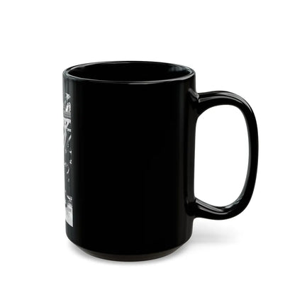 Julie Newmar #214 (Vintage Female Icon) Black Coffee Mug-Go Mug Yourself