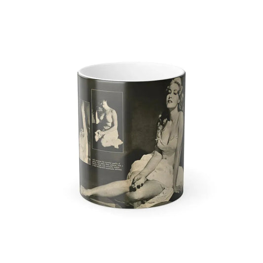 Julie Newmar #232 (Vintage Female Icon) Color Changing Coffee Mug 11oz - Go Mug Yourself