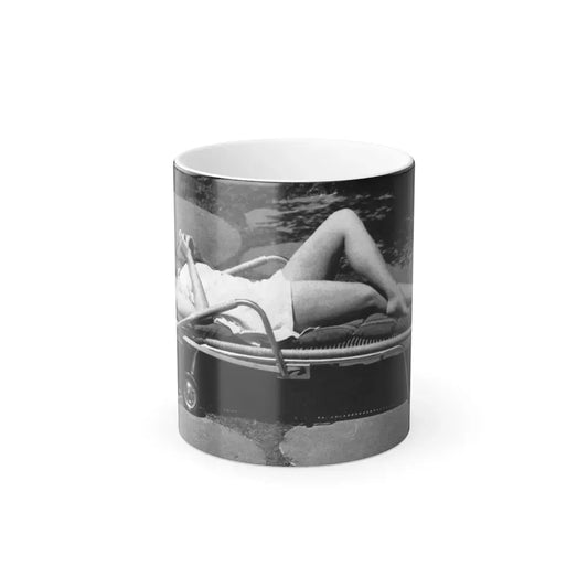 Julie Newmar #239 (Vintage Female Icon) Color Changing Coffee Mug 11oz - Go Mug Yourself