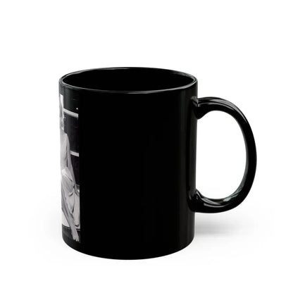 Julie Newmar #244 (Vintage Female Icon) Black Coffee Mug - Go Mug Yourself