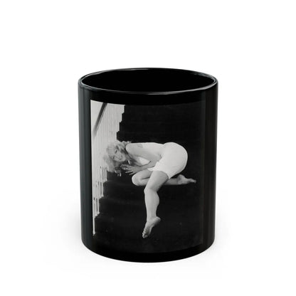 Julie Newmar #245 (Vintage Female Icon) Black Coffee Mug-11oz-Go Mug Yourself