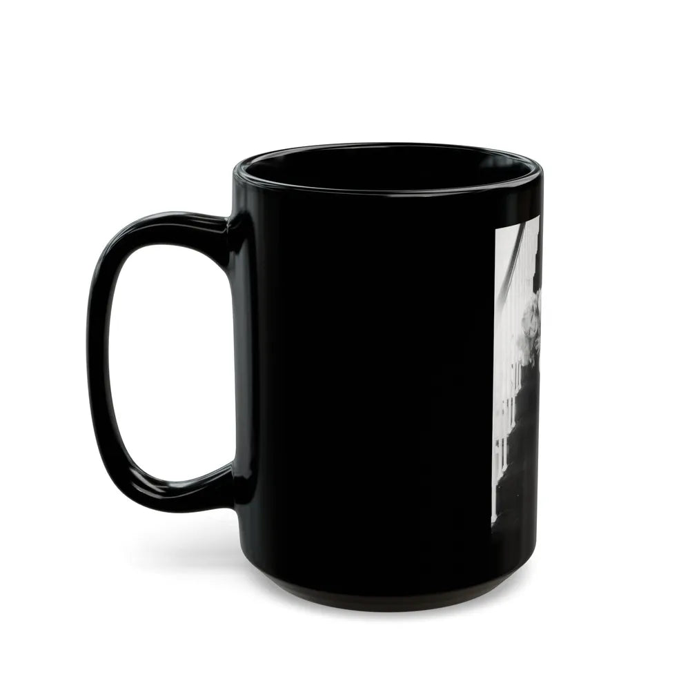 Julie Newmar #245 (Vintage Female Icon) Black Coffee Mug-Go Mug Yourself