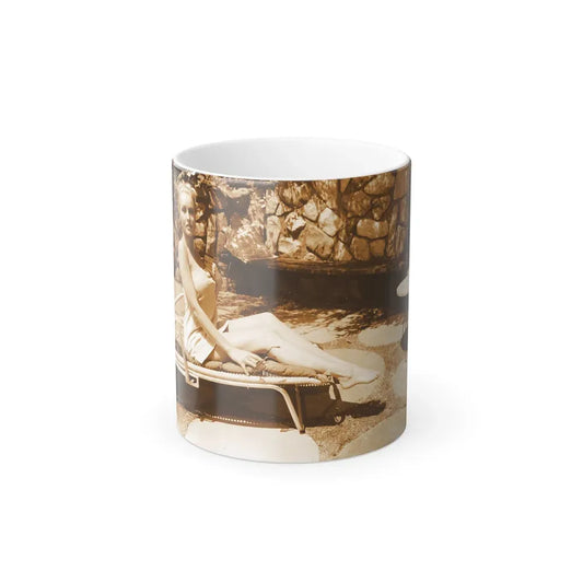 Julie Newmar #246 (Vintage Female Icon) Color Changing Coffee Mug 11oz - Go Mug Yourself