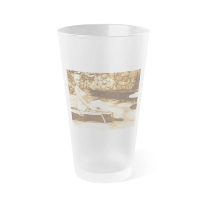 Julie Newmar #246 (Vintage Female Icon) Frosted Pint Glass 16oz-16oz-Frosted-Go Mug Yourself