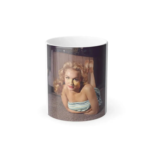 Julie Newmar #252 (Vintage Female Icon) Color Changing Coffee Mug 11oz - Go Mug Yourself