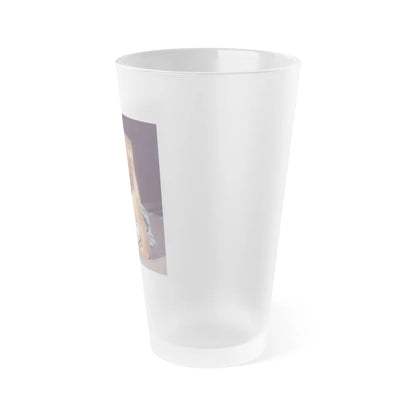 Julie Newmar #252 (Vintage Female Icon) Frosted Pint Glass 16oz-Go Mug Yourself