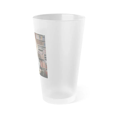 Julie Newmar #254 (Vintage Female Icon) Frosted Pint Glass 16oz - Go Mug Yourself