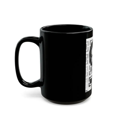 Julie Newmar #257 (Vintage Female Icon) Black Coffee Mug - Go Mug Yourself