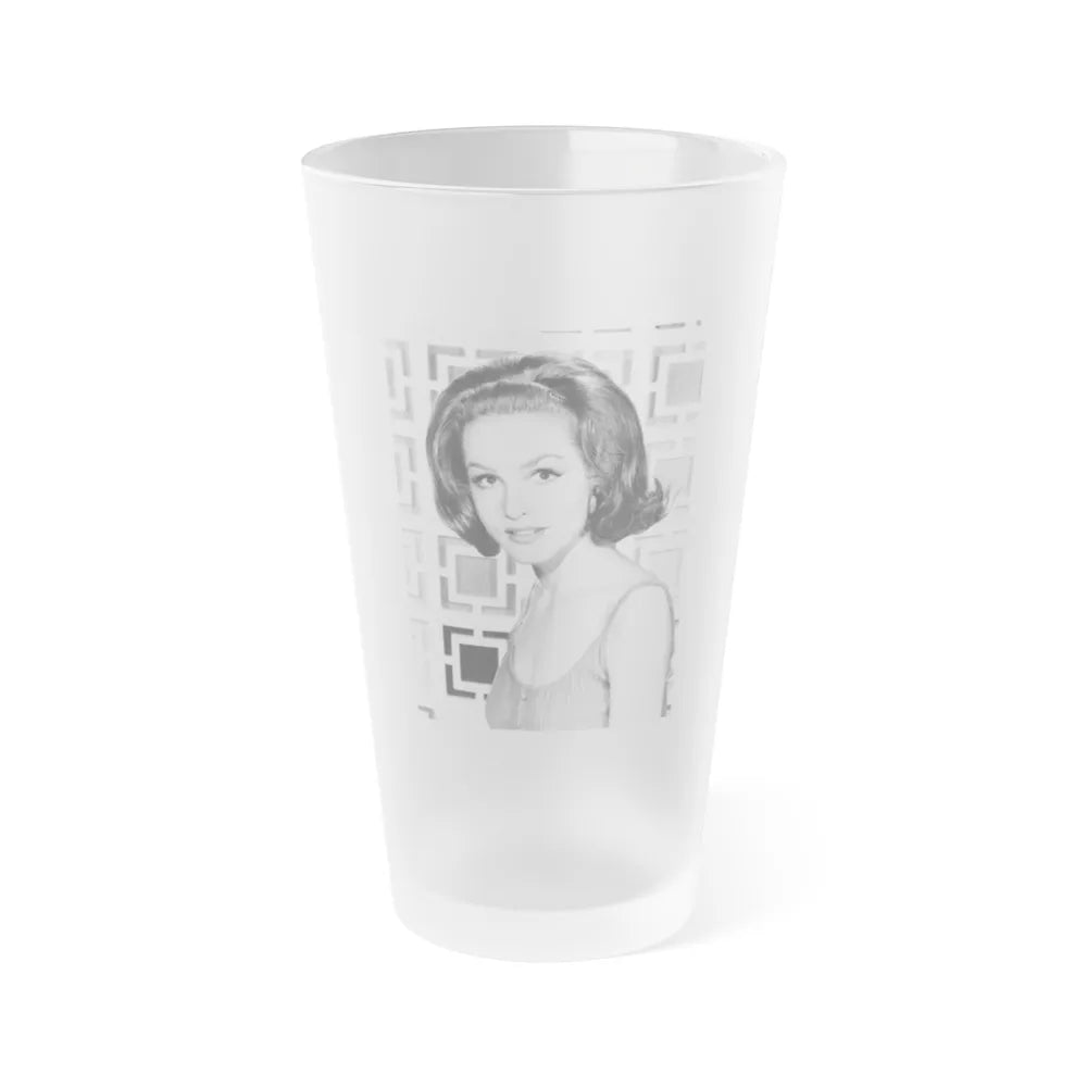 Julie Newmar #257 (Vintage Female Icon) Frosted Pint Glass 16oz-16oz-Frosted-Go Mug Yourself