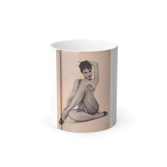 Julie Newmar #263 (Vintage Female Icon) Color Changing Coffee Mug 11oz - Go Mug Yourself