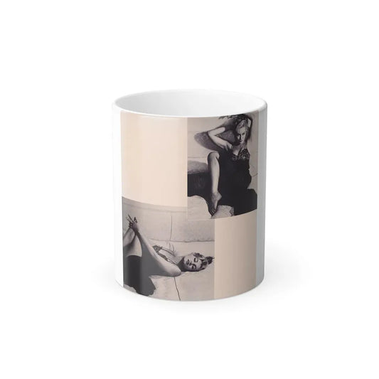 Julie Newmar #264 (Vintage Female Icon) Color Changing Coffee Mug 11oz - Go Mug Yourself