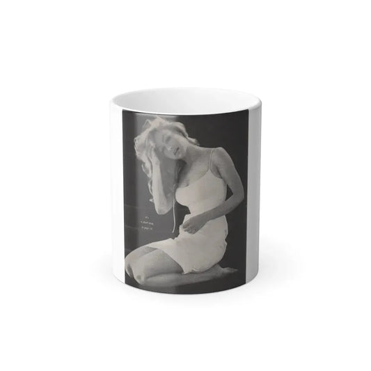 Julie Newmar #266 (Vintage Female Icon) Color Changing Coffee Mug 11oz - Go Mug Yourself