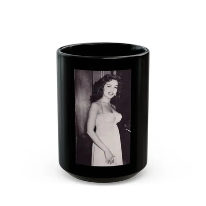 Julie Newmar #279 (Vintage Female Icon) Black Coffee Mug 15oz - Go Mug Yourself
