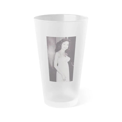 Julie Newmar #279 (Vintage Female Icon) Frosted Pint Glass 16oz 16oz Frosted - Go Mug Yourself