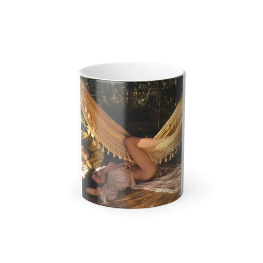 Julie Newmar #283 - Topless (Vintage Female Icon) Color Changing Coffee Mug 11oz - Go Mug Yourself