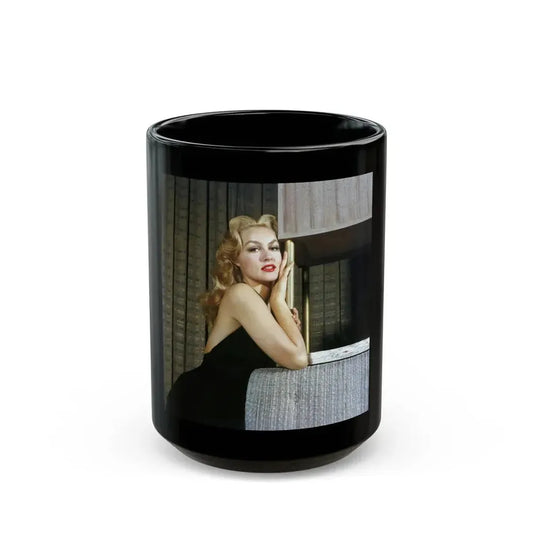 Julie Newmar #286 (Vintage Female Icon) Black Coffee Mug 15oz - Go Mug Yourself