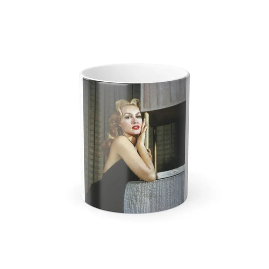 Julie Newmar #286 (Vintage Female Icon) Color Changing Coffee Mug 11oz - Go Mug Yourself