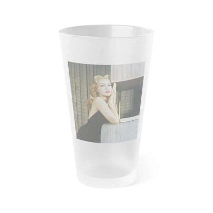 Julie Newmar #286 (Vintage Female Icon) Frosted Pint Glass 16oz-16oz-Frosted-Go Mug Yourself