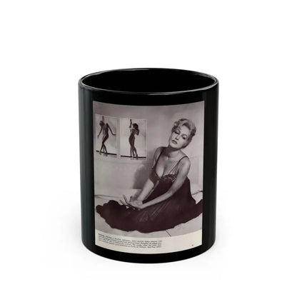 Julie Newmar #288 (Vintage Female Icon) Black Coffee Mug 11oz - Go Mug Yourself