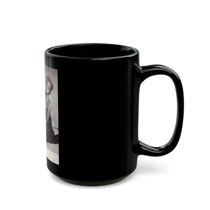 Julie Newmar #288 (Vintage Female Icon) Black Coffee Mug - Go Mug Yourself