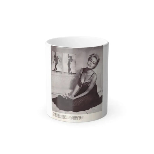 Julie Newmar #288 (Vintage Female Icon) Color Changing Coffee Mug 11oz - Go Mug Yourself