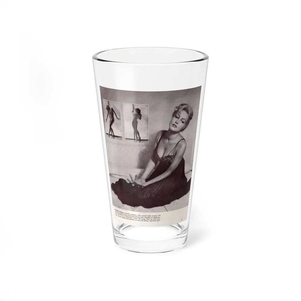 Julie Newmar #288 (Vintage Female Icon) Pint Glass 16oz 16oz - Go Mug Yourself