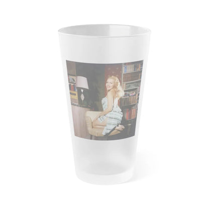 Julie Newmar #289 (Vintage Female Icon) Frosted Pint Glass 16oz-16oz-Frosted-Go Mug Yourself