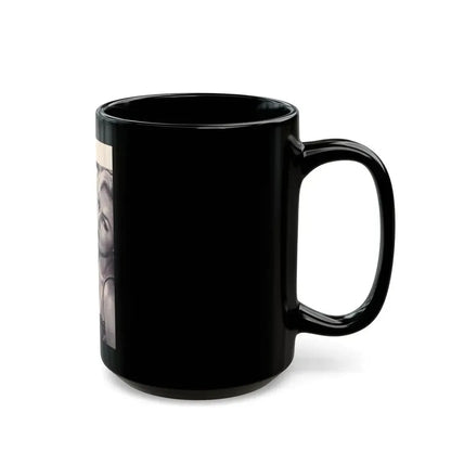 Julie Newmar #292 (Vintage Female Icon) Black Coffee Mug - Go Mug Yourself