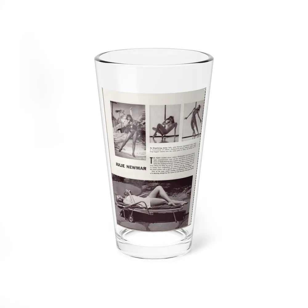 Julie Newmar #295 (Vintage Female Icon) Pint Glass 16oz 16oz - Go Mug Yourself