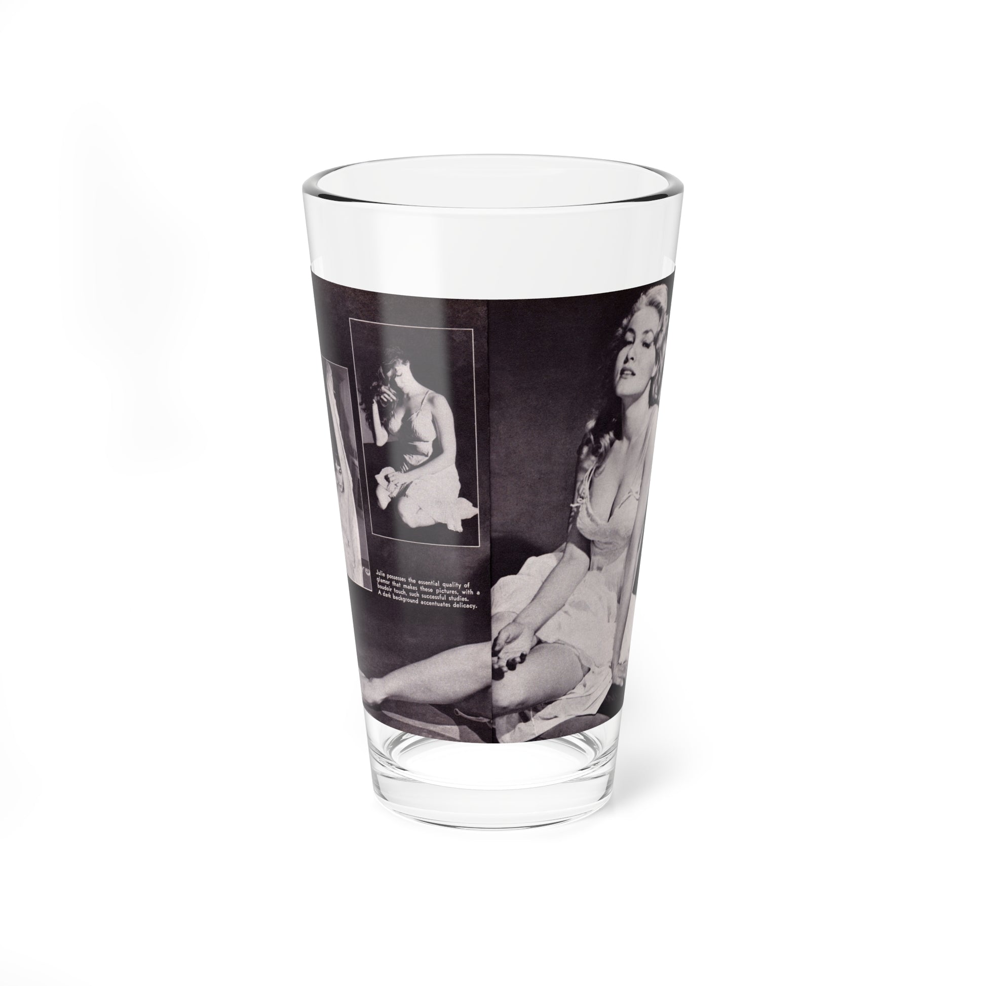 Julie Newmar #297 (Vintage Female Icon) Pint Glass 16oz-16oz-Go Mug Yourself