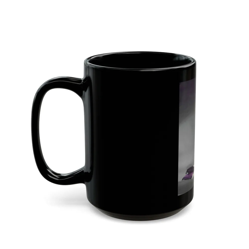 Julie Newmar #309 (Vintage Female Icon) Black Coffee Mug-Go Mug Yourself