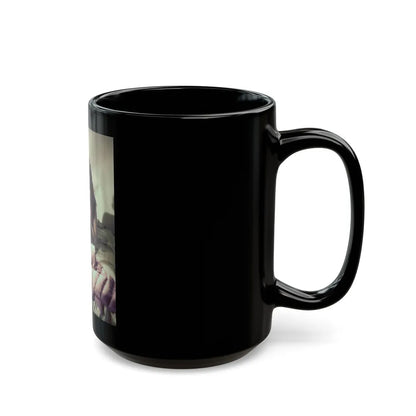 Julie Newmar #310 (Vintage Female Icon) Black Coffee Mug-Go Mug Yourself