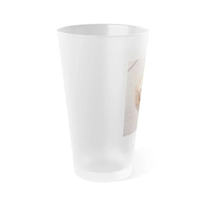 Julie Newmar #319 (Vintage Female Icon) Frosted Pint Glass 16oz - Go Mug Yourself