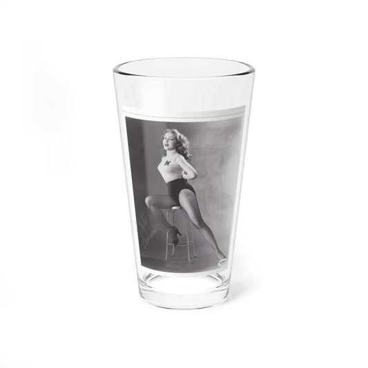 Julie Newmar #32 (Vintage Female Icon) Pint Glass 16oz 16oz - Go Mug Yourself