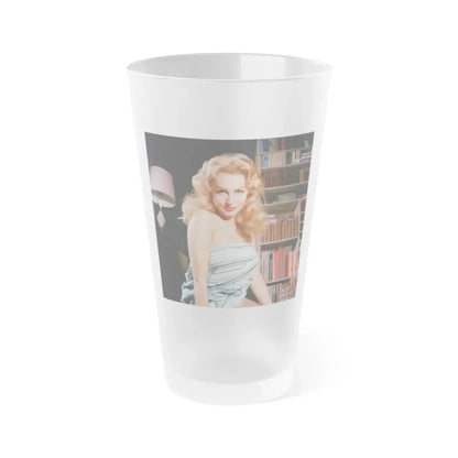 Julie Newmar #321 (Vintage Female Icon) Frosted Pint Glass 16oz 16oz Frosted - Go Mug Yourself